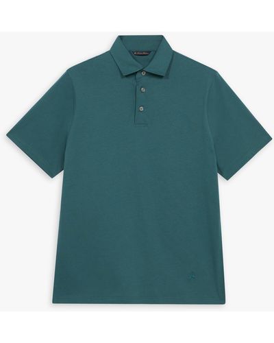 Brooks Brothers Grünes Poloshirt Aus Baumwolle