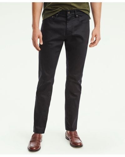 Brooks Brothers Straight Fit Denim Jeans - Black