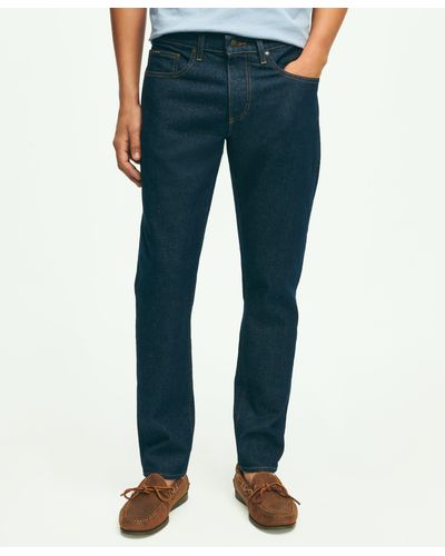 Brooks Brothers Classic Slim Fit Denim Jeans - Blue