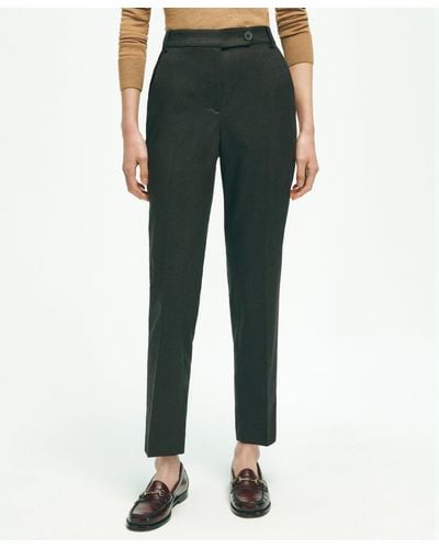Brooks Brothers Wool Flannel Pants - Black