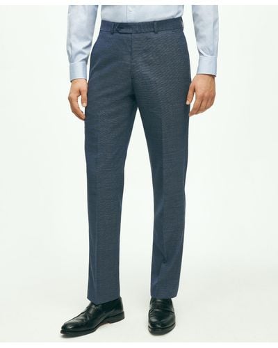 Brooks Brothers Explorer Collection Regent Fit Merino Wool Suit Pants - Blue