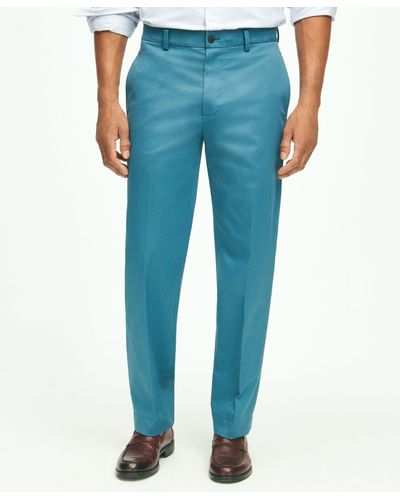 Brooks Brothers Clark Straight-fit Stretch Advantage Chino Pants - Blue