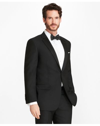 Brooks Brothers Madison Fit One-button 1818 Tuxedo - Black