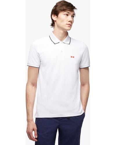 Brooks Brothers Supima Cotton Slim-fit Golden Fleece Tipped Polo Shirt - Blanco
