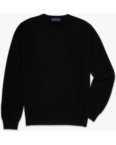 Brooks Brothers Cashmere Crew-neck Sweater - Negro