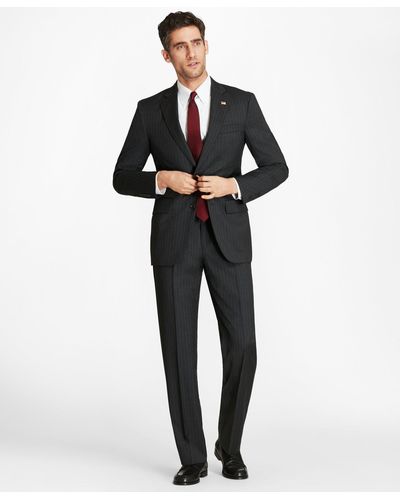 Brooks Brothers Madison Fit Two-button 1818 Suit - Gray