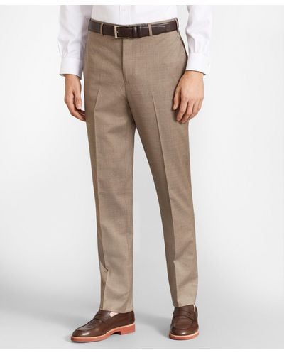 Brooks Brothers Flex Milano-fit Wool Pants - Multicolor