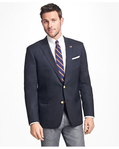 Brooks Brothers Classic Fit Two-button 1818 Blazer - Blue