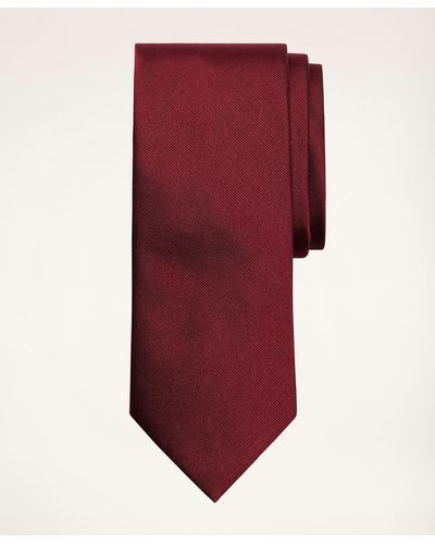 Brooks Brothers Solid Rep Tie - Red