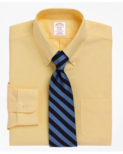 Yellow Brooks Brothers Shirts for Men | Lyst