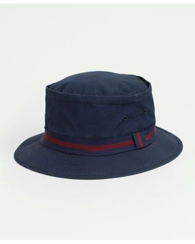 Brooks Brothers Vintage Bucket Hat, 1980s, S - Blue