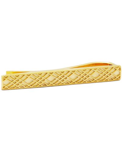Brooks Brothers Gold-plated Crisscross Tie Bar - Metallic