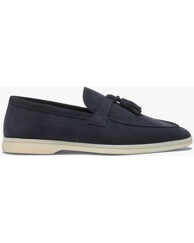 Brooks Brothers Leandro Navy Suede X - Blu