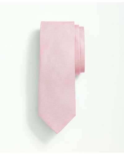 Brooks Brothers Silk Textured Tie - Pink