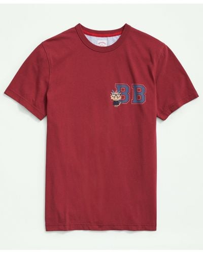 Brooks Brothers Cotton Lunar New Year Graphic T-shirt - Red