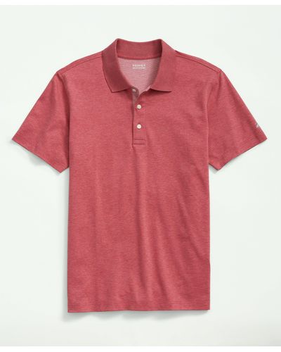 Brooks Brothers Performance Series Supima Cotton Polo Shirt - Red