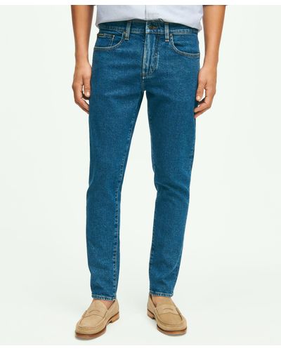 Brooks Brothers Classic Slim Fit Denim Jeans - Blue