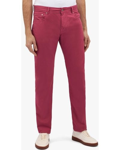Brooks Brothers Red Stretch Cotton Five-pocket Pants - Rojo