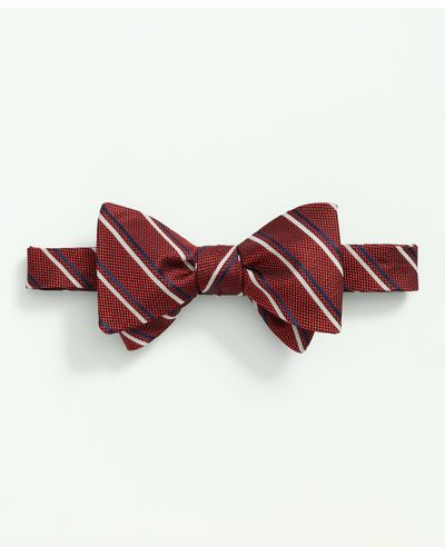 Brooks Brothers Silk Pattern Bow Tie - Red