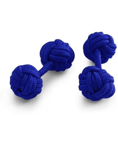 Brooks Brothers Knot Cuff Links - Blue