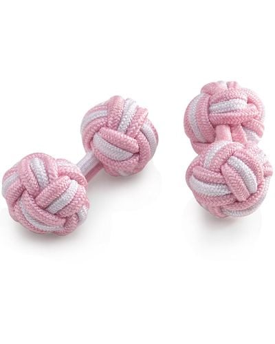 Brooks Brothers Knot Cuff Links - Pink