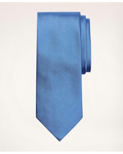 Brooks Brothers Solid Rep Tie - Blue