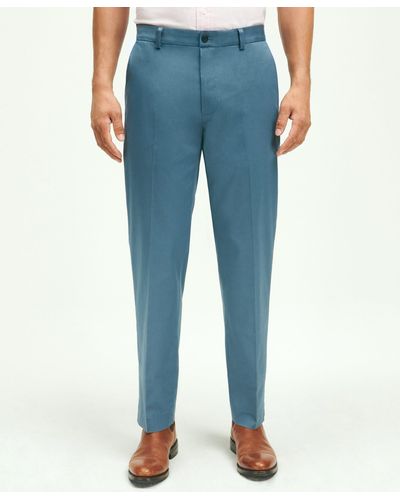 Brooks Brothers Slim Fit Stretch Cotton Advantage Chino Pants - Blue