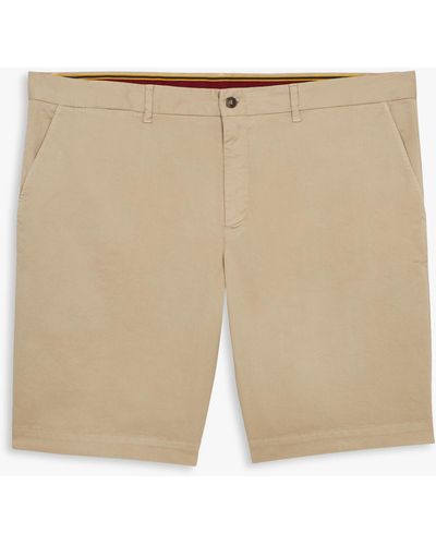 Brooks Brothers Beigefarbene Chino-shorts Aus Baumwolle - Natur