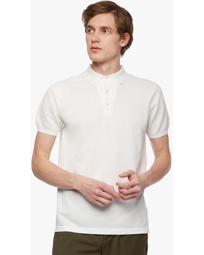 Brooks Brothers Polo Bianca In Cotone - Bianco