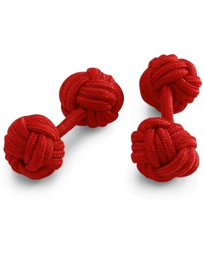 Brooks Brothers Knot Cuff Links - Red