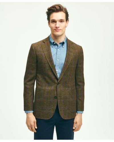 Brooks Brothers Classic Fit Wool Tweed Sport Coat - Green