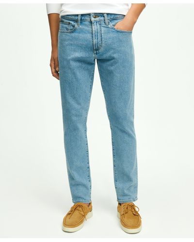 Brooks Brothers Slim Fit Denim Jeans - Blue