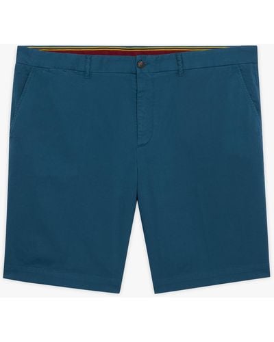 Brooks Brothers Chino-shorts In Petrol Aus Baumwolle - Blau