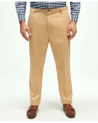 Brooks Brothers Big & Tall Stretch Advantage Chino Pants - Multicolor