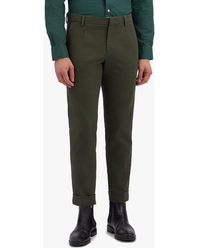 Brooks Brothers Chinohose Aus Stretch-baumwolle In Khaki - Grün