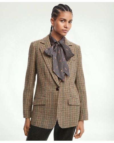 Brooks Brothers Relaxed Wool Jacket - Brown
