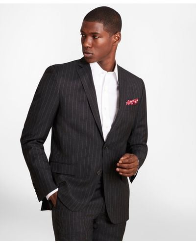 Brooks Brothers Regent-fit Striped Wool Twill Suit Jacket - Multicolor