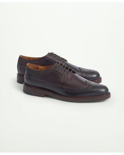 Brooks Brothers Rancourt Cordovan Longwing Shoes - Multicolor
