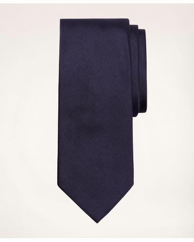 Brooks Brothers Solid Rep Tie - Blue