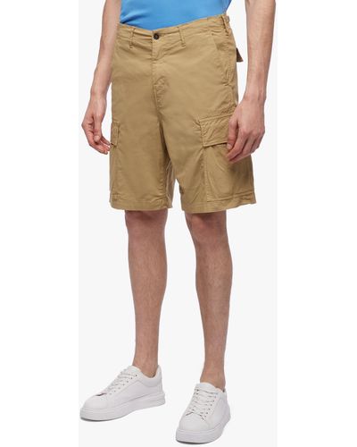 Brooks Brothers Khaki Stretch Cotton Cargo Shorts - Neutro