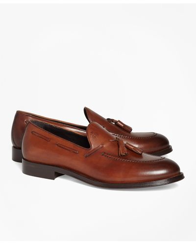 Brooks Brothers 1818 Footwear Leather Tassel Loafers - Brown