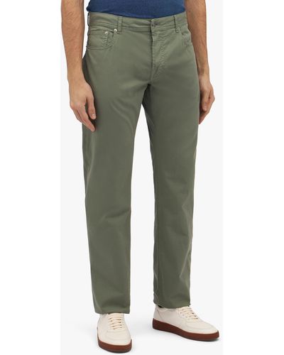 Brooks Brothers Military Stretch Cotton Five-pocket Pants - Verde