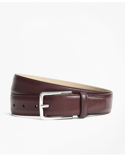 Brooks Brothers Leather Belt - Purple