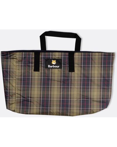 Barbour X Mk Reversible Tote Bag in Blue for Men | Lyst