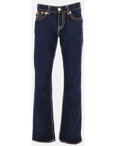 True Religion Ricky Flap Super T Jeans - Blue