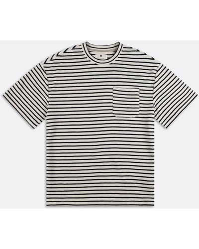 Anerkjendt Incense Akkikki Structure Stripe T-shirt in Natural for Men |  Lyst