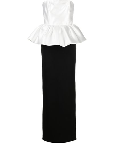 Solace London Maddison Strapless Dress - White