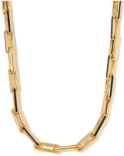 Lauren Rubinski 14k Yellow Chain-link Necklace - Metallic