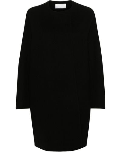 The Row Short Single-breasted Coat - Women's - Cashmere/wool/silk/polyamide - Black