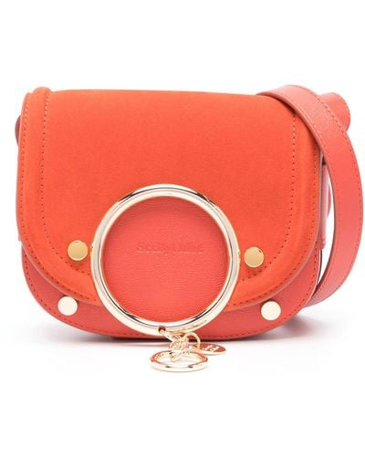 See By Chloé Mara Leather Cross Body Bag - Pink